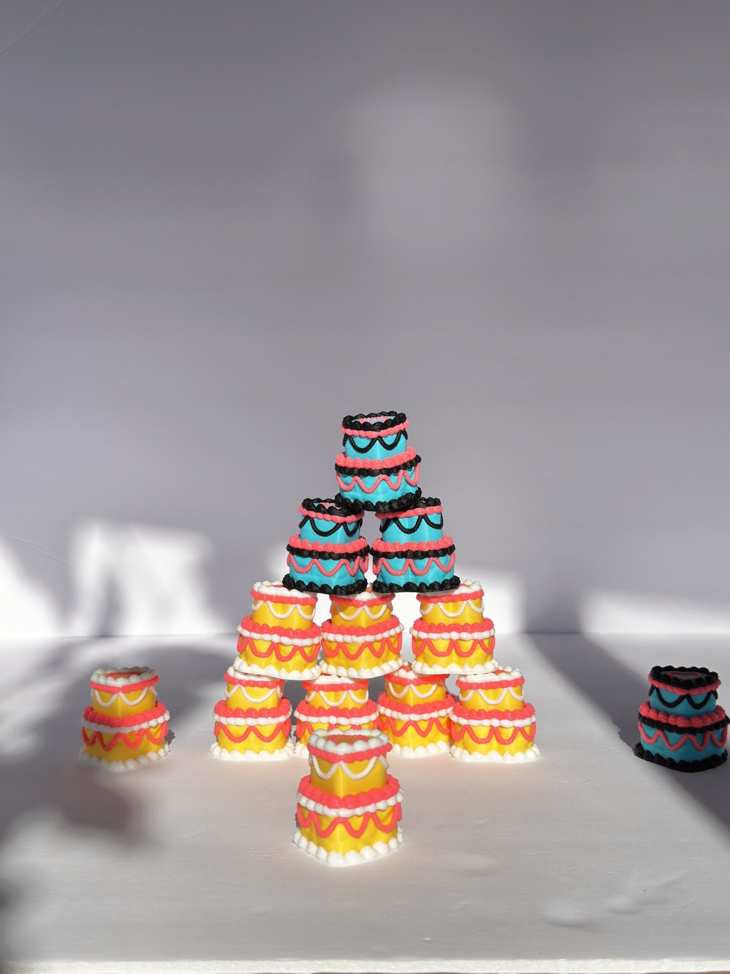 Mini Tiered Party Cakes 🎂✨