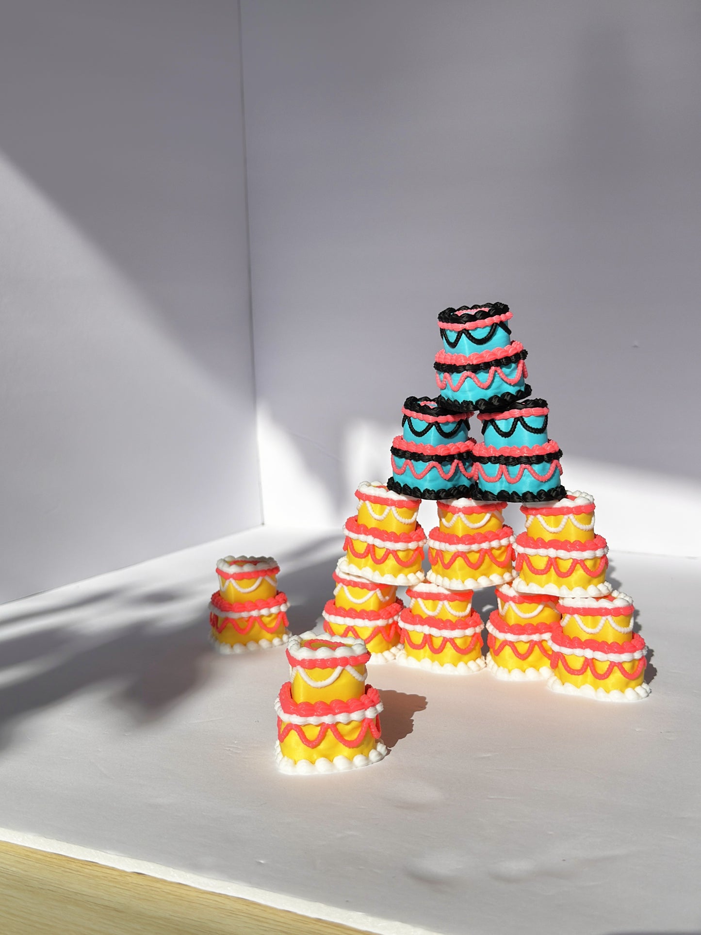 Mini Tiered Party Cakes 🎂✨