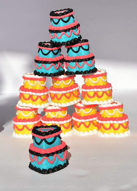Mini Tiered Party Cakes 🎂✨