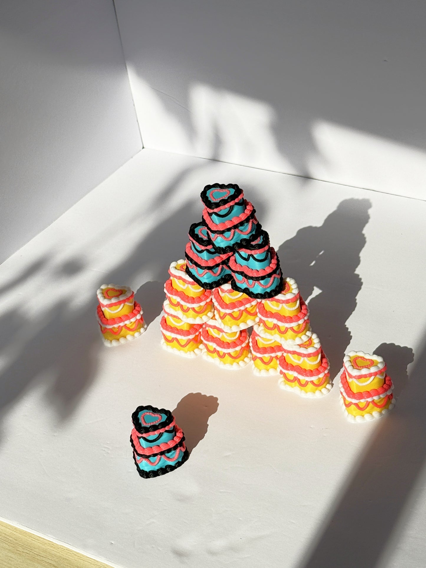 Mini Tiered Party Cakes 🎂✨