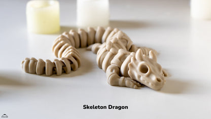 🔥💀 Ancient Skeleton Dragon & Serpent 🐍🐉